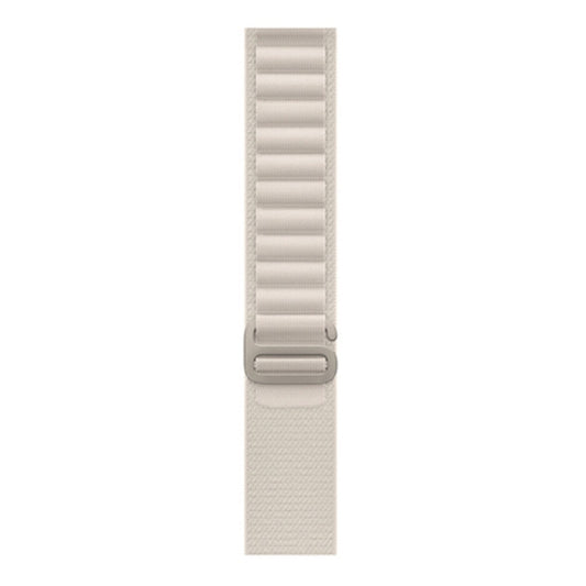 For Samsung Galaxy Watch5 / Watch5 Pro / Watch4 / Watch4 Classic Universal Nylon Loop Watch Band(White) by buy2fix