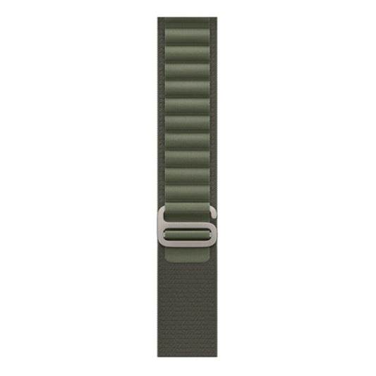 For Samsung Galaxy Watch5 / Watch5 Pro / Watch4 / Watch4 Classic Universal Nylon Loop Watch Band(Green) by buy2fix