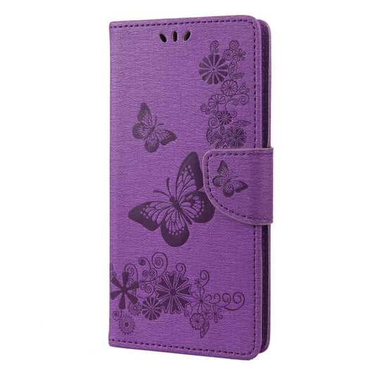 For Nothing Phone 1 Butterfly Embossed Horizontal Flip Leather Phone Case(Purple) by buy2fix