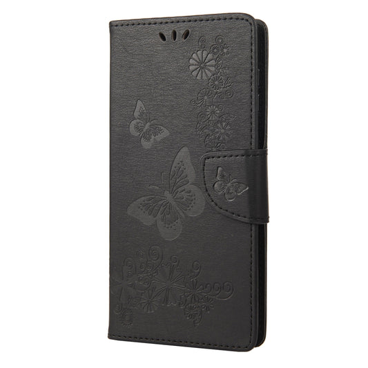 For Nothing Phone 1 Butterfly Embossed Horizontal Flip Leather Phone Case(Black) by buy2fix