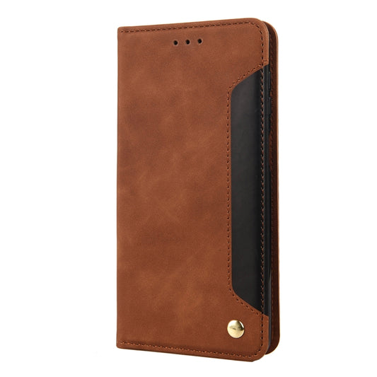 For Nothing Phone 1 Skin Feel Splicing Leather Phone Case(Brown) by buy2fix