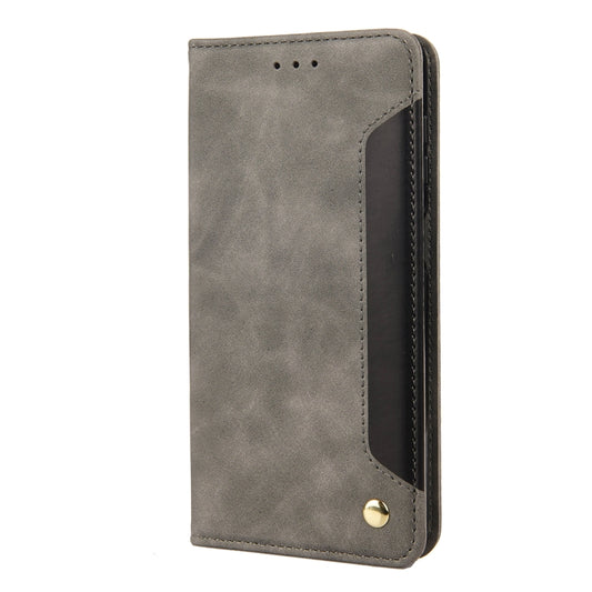For Nothing Phone 1 Skin Feel Splicing Leather Phone Case(Grey) by buy2fix