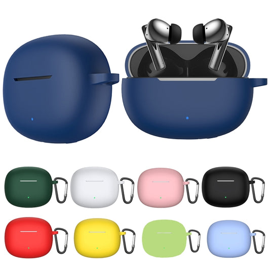 For Honor Earbuds X3 Earphone Silicone Protective Case with Hook(Matcha Green) by buy2fix