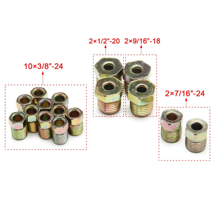 Car 25ft Zinc Plated Brass Brake Tube with Fittings by buy2fix