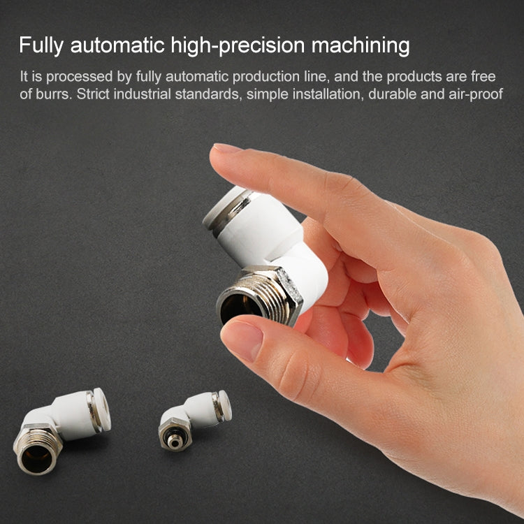 PL12-04 LAIZE PL Elbow Pneumatic Quick Fitting Connector by LAIZE