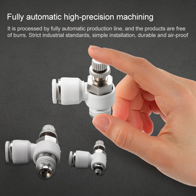 SL6-02 LAIZE SL Throttle Valve Elbow Pneumatic Quick Connector by LAIZE