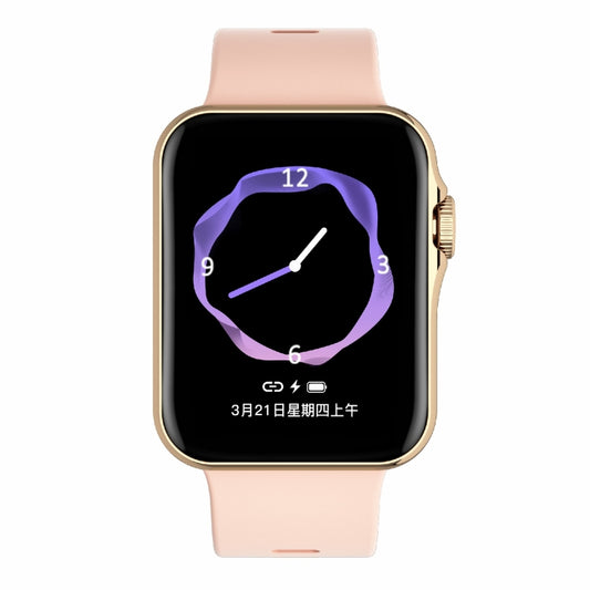 D07 1.7 inch Square Screen Smart Watch with Payment NFC Encoder(Gold) by buy2fix