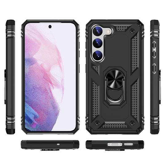 For Samsung Galaxy S23+ 5G Shockproof TPU + PC Phone Case(Black) by buy2fix