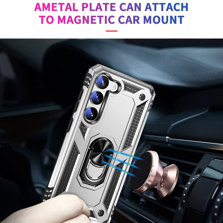 For Samsung Galaxy S23+ 5G Shockproof TPU + PC Phone Case(Silver) by buy2fix