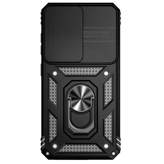 For Samsung Galaxy S23+ 5G Sliding Camshield Holder Phone Case(Black) by buy2fix