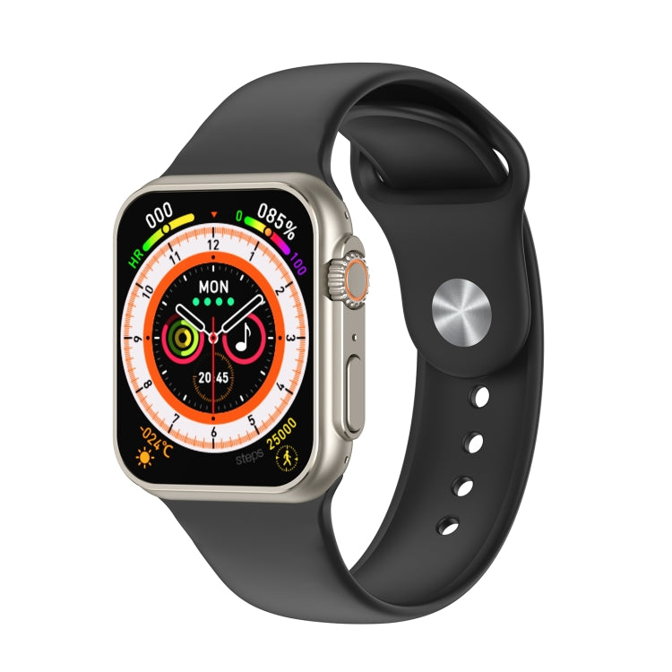 N8 Ultra 2.02 inch Square Screen Smart Watch Supports Heart Rate Monitoring/Blood Oxygen Monitoring(Black) - Smart Watches by buy2fix | Online Shopping UK | buy2fix