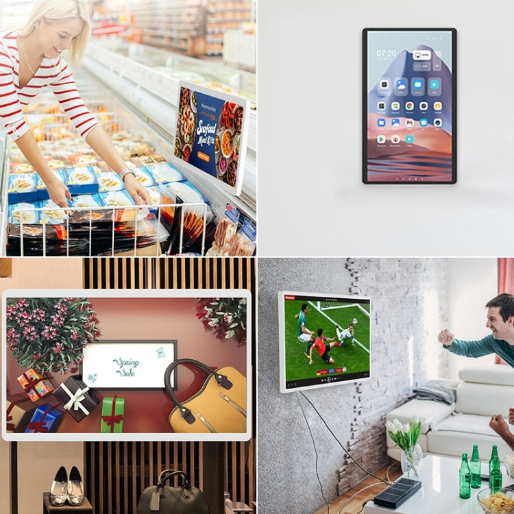 HSD1493T 14 inch IPS Display Advertising Machine RK3399 4GB+32GB(White) by buy2fix