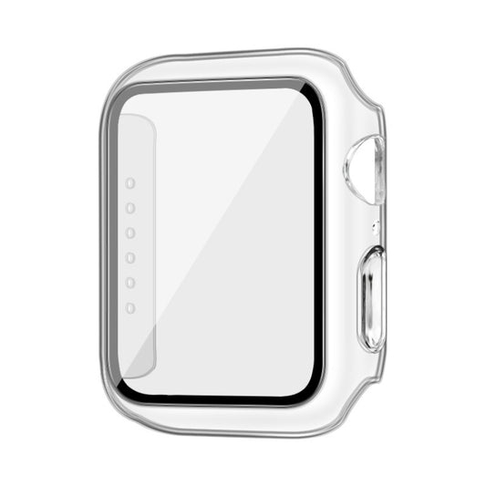 For Apple Watch Series 9 / 8 / 7 45mm imak PC Frame Case with Tempered Glass Film(Transparent) by imak
