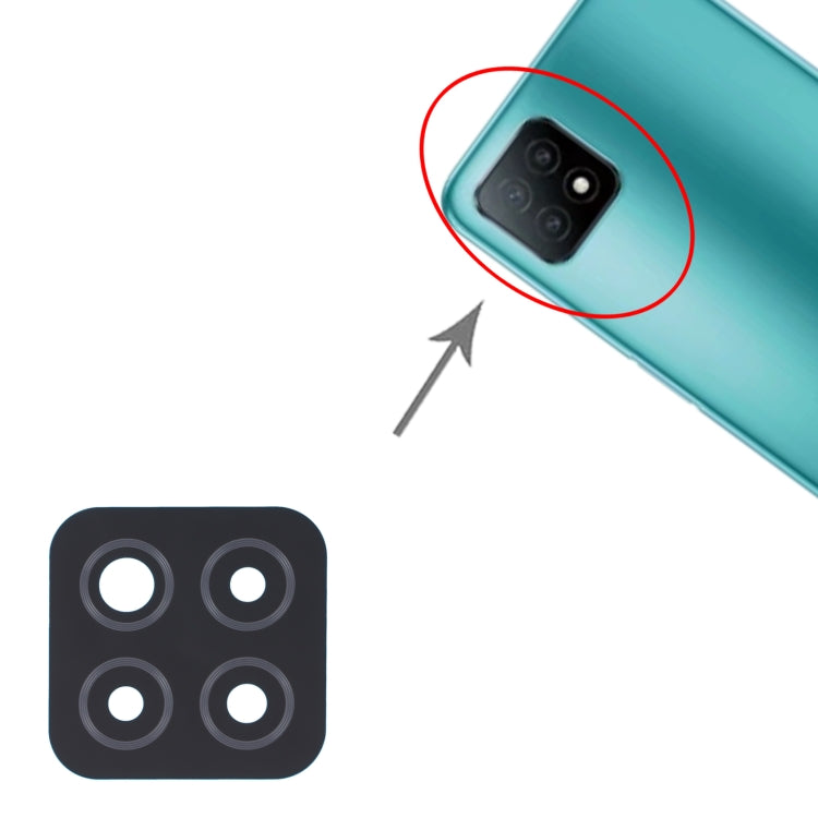 For OPPO A53 5G/A72 5G/A73 5G 10 PCS Back Camera Lens by buy2fix