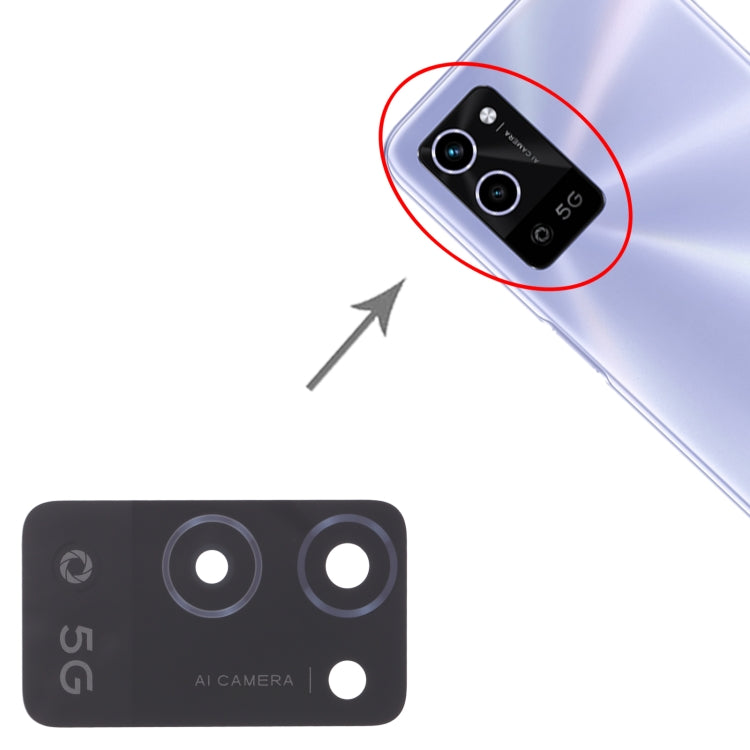 For OPPO A56 5G 10 PCS Back Camera Lens by buy2fix