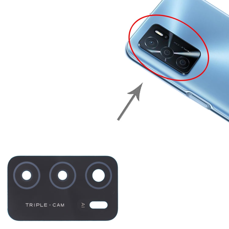 For OPPO A16/A16s/A54s 10 PCS Back Camera Lens by buy2fix