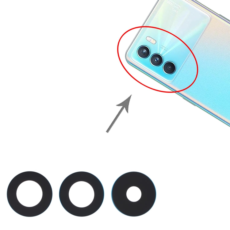 For OPPO K9 Pro 10 PCS Back Camera Lens by buy2fix