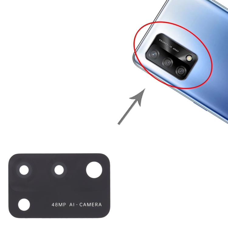 For OPPO A74 4G/F19 10 PCS Back Camera Lens by buy2fix