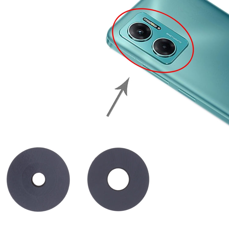For Xiaomi Redmi Note 11E/Redmi 10 5G/Redmi 11 Prime 5G 10 PCS Back Camera Lens by buy2fix