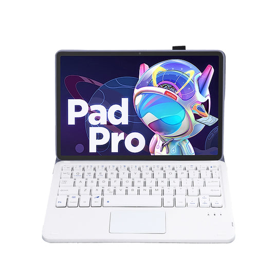 For Lenovo Xiaoxin Pad 2022 10.6 inch/Tab M10 Plus 10.6 3rd Gen 2022 AM20-A Lambskin Texture Bluetooth Touch Keyboard Leather Tablet Case (Purple) by buy2fix