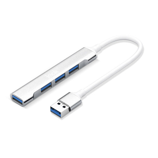 imak 4 in 1 Multifunctional Docking Station HUB, Interface:USB(Silver) by imak