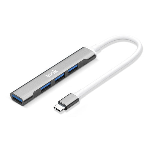 imak 4 in 1 Multifunctional Docking Station HUB, Interface:USB-C / Type-C(Grey) by imak