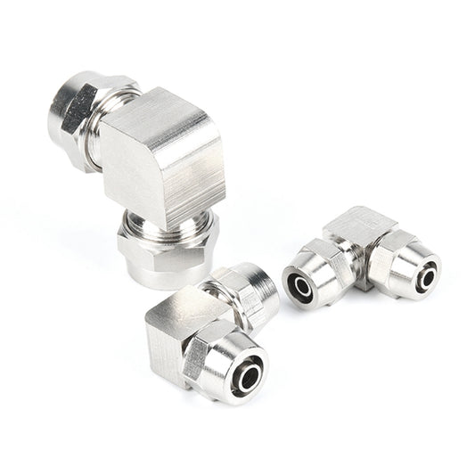 PV-8 LAIZE Nickel Plated Copper Elbow Pneumatic Quick Connector by LAIZE