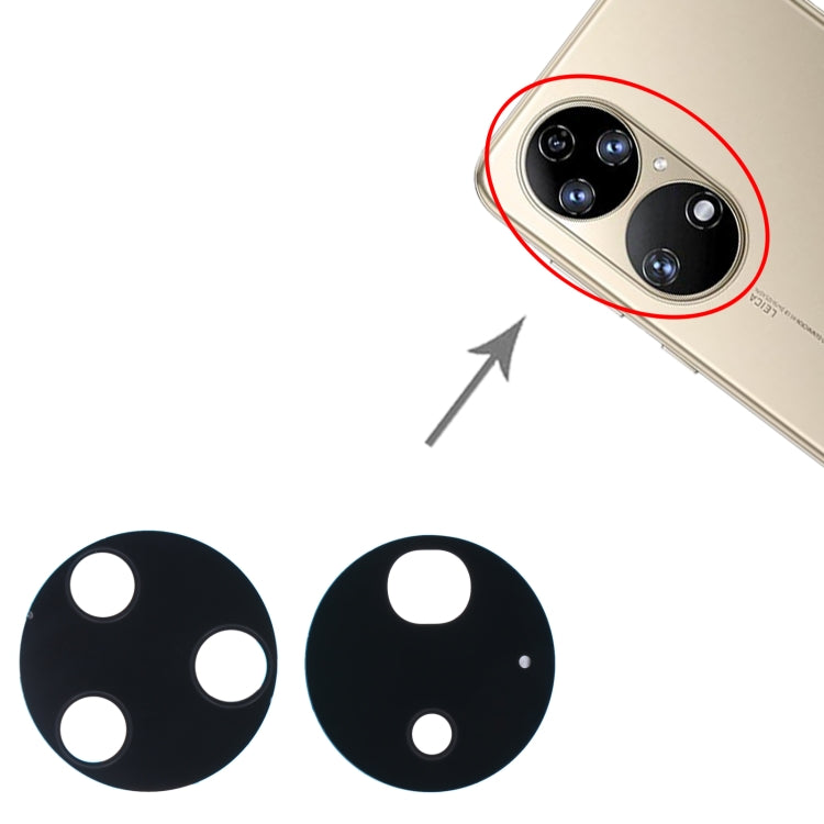 For Huawei P50 Pro 10 PCS Back Camera Lens by buy2fix
