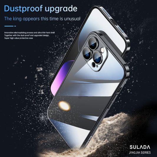For iPhone 14 SULADA Hard PC Shockproof Phone Case(Dark Purple) by SULADA