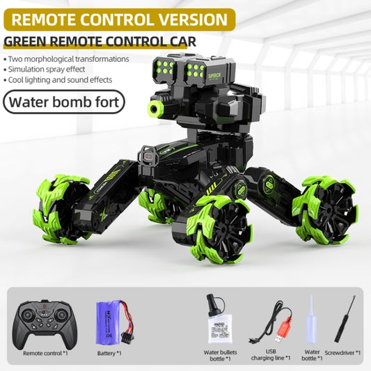DM-528 Four-wheel Battle Blooming Tire Spray Remote Control Car, Specification:Single Control Water Bomb(Green) by buy2fix