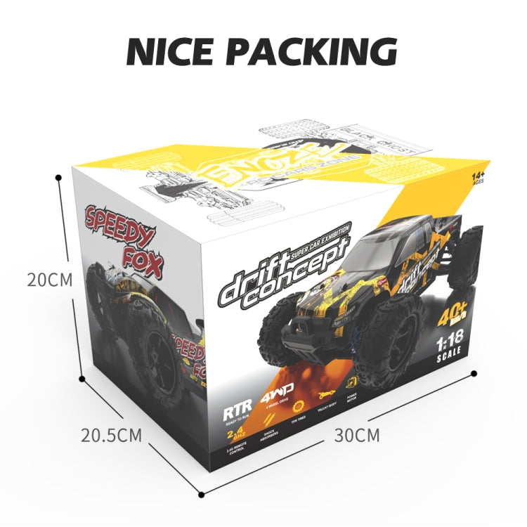 9306E 1:18 Full Scale Remote Control 4WD High Speed Car(Blue) by buy2fix