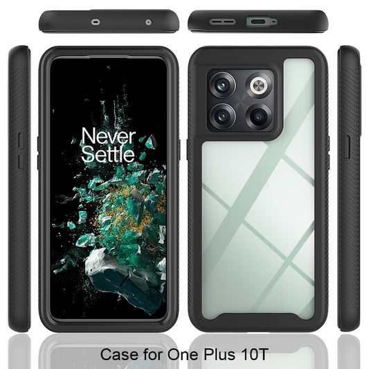 For OnePlus 10T Starry Sky Full Body Hybrid Shockproof Phone Case(Red) by buy2fix