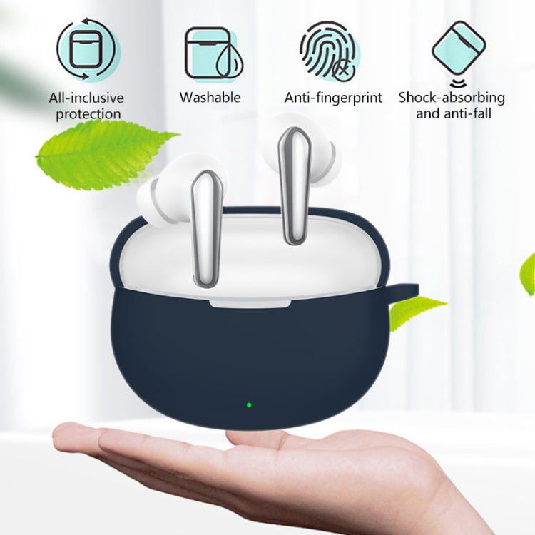 For Realme Buds Air 3 NEO Silicone Wireless Earphone Protective Case(Night Green) by buy2fix