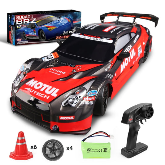 2.4G 1:16 4WD Drift RC Toy Car(Black Red) by buy2fix