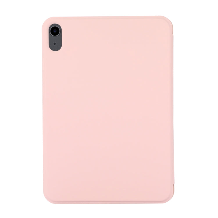 For iPad 2025 / 2022 3-fold Magnetic Leather Smart Tablet Case(Pink) by buy2fix