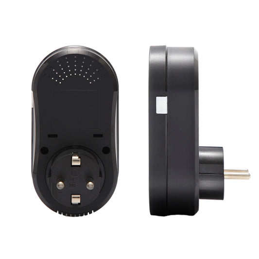 BHT12-C Plug-in LCD Thermostat Without WiFi, EU Plug(Black) by buy2fix