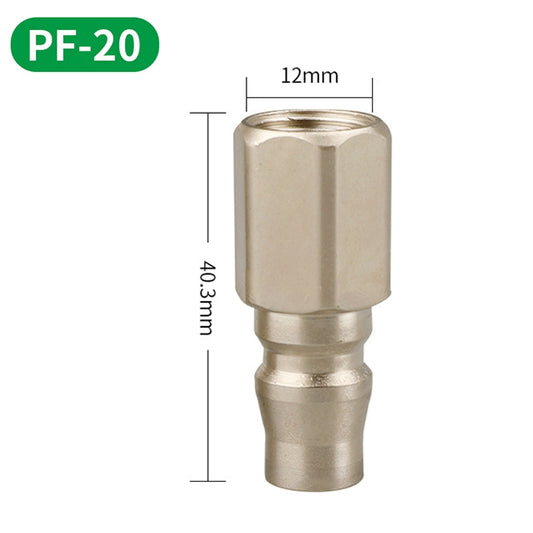 LAIZE PF-20 10pcs C-type Self-lock Pneumatic Quick Fitting Connector by LAIZE