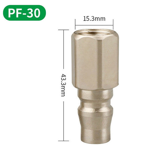 LAIZE PF-30 10pcs C-type Self-lock Pneumatic Quick Fitting Connector by LAIZE