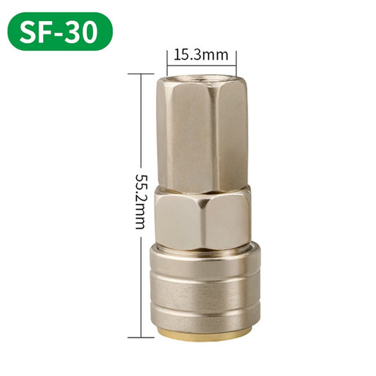 LAIZE SF-30 10pcs C-type Self-lock Pneumatic Quick Fitting Connector by LAIZE