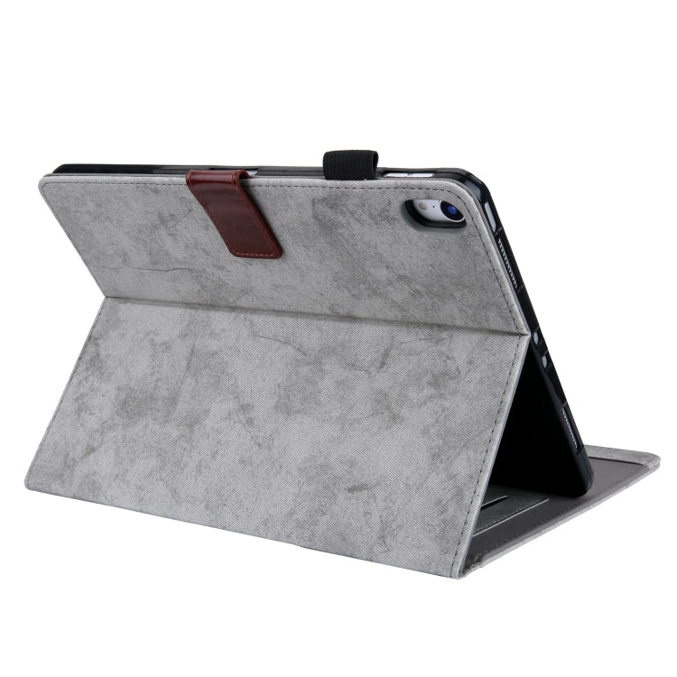 For iPad 2025 / 2022 Cloth Texture Leather Smart Tablet Case(Grey) by buy2fix