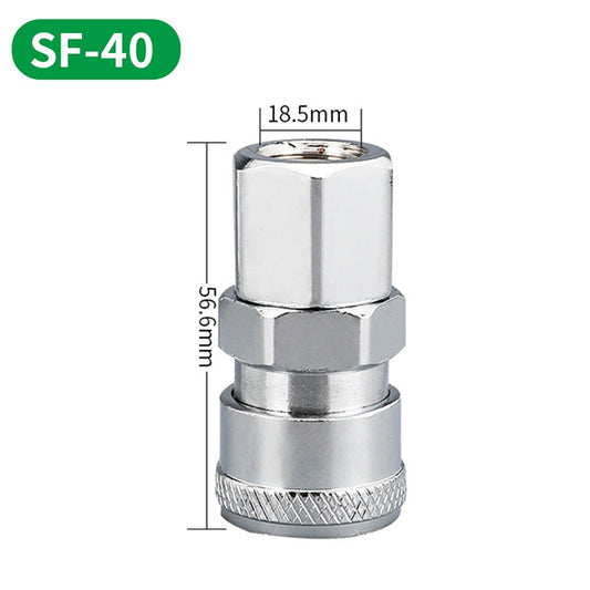 LAIZE SF-40 10pcs C-type Self-lock Air Tube Pneumatic Quick Fitting Connector by LAIZE