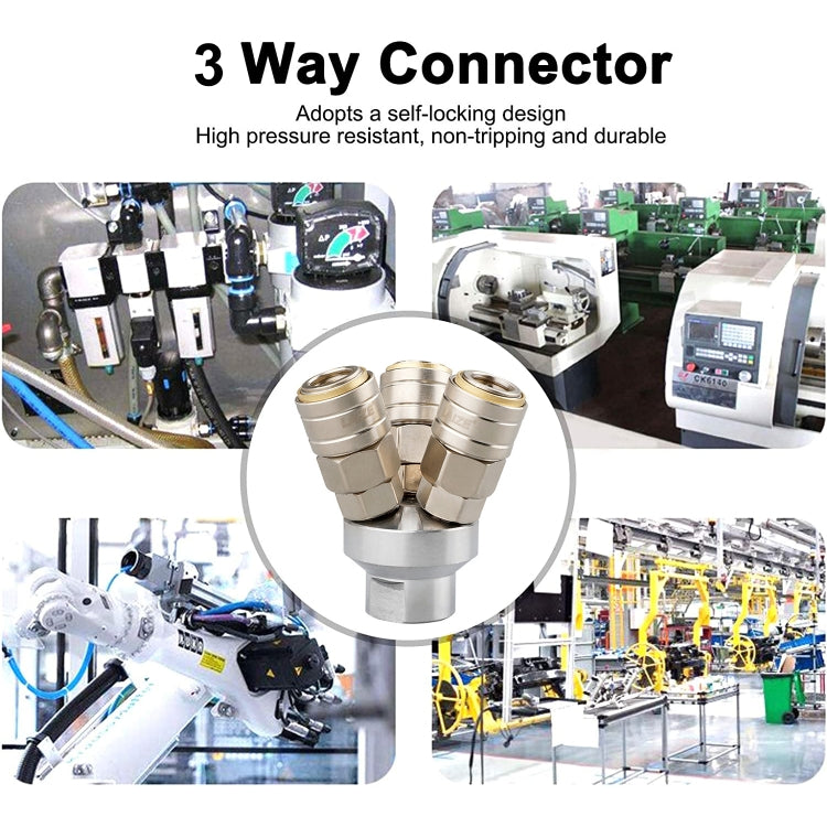 LAIZE Triplet C-type Self-lock Pneumatic Components by LAIZE