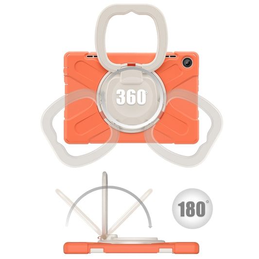 For Lenovo Tab M10 10.1 3rd Gen Silicone + PC Protective Tablet Case(Orange) by buy2fix