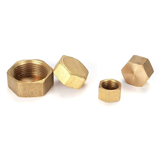 LAIZE 2pcs Hexagon Plug Female Thread, Caliber:4 Point by buy2fix