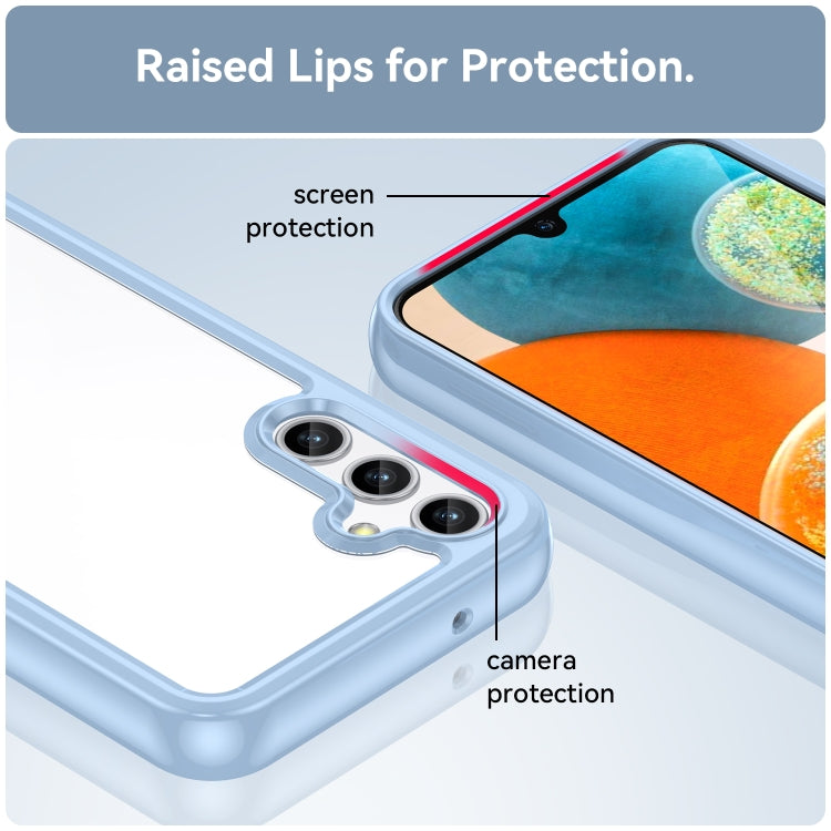 For Samsung Galaxy A14 5G Colorful Series Acrylic + TPU Phone Case(Blue) by buy2fix