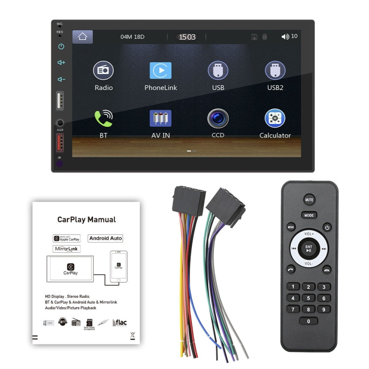 7 inch Wireless CarPlay Car MP5 Player Support Mirror Link by buy2fix