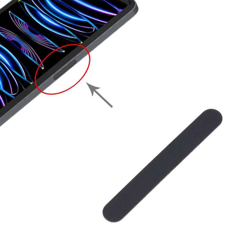 For iPad Pro 11 inch 2018 2020 2021 Right Side Button Sticker(Black) by buy2fix