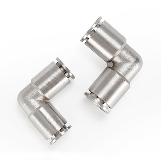 PV-6 LAIZE Nickel Plated Copper Elbow Pneumatic Quick Connector by LAIZE