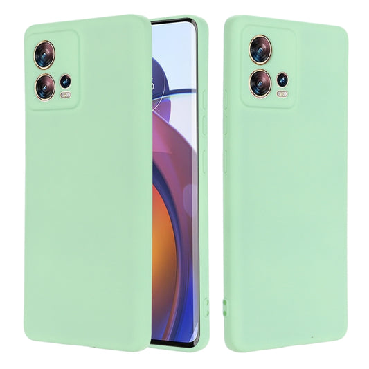 For Motorola Edge 30 Fusion / S30 Pro Pure Color Liquid Silicone Shockproof Phone Case(Green) by buy2fix