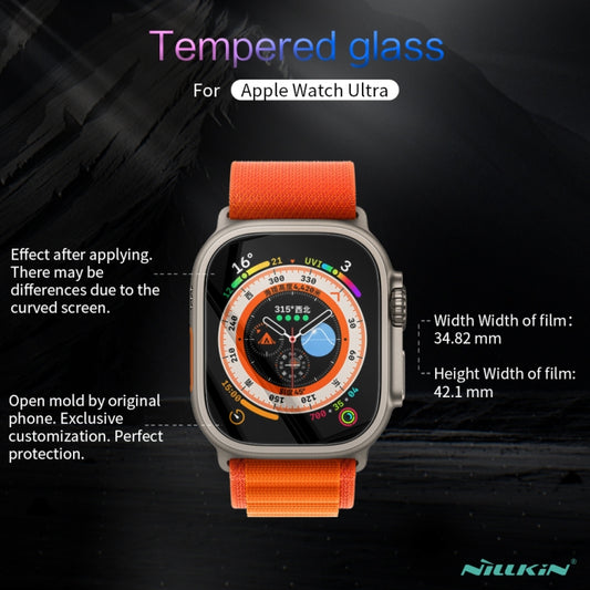 For Apple Watch Ultra 49mm NILLKIN H+Pro 0.2mm 9H Explosion-proof Tempered Glass Film by NILLKIN
